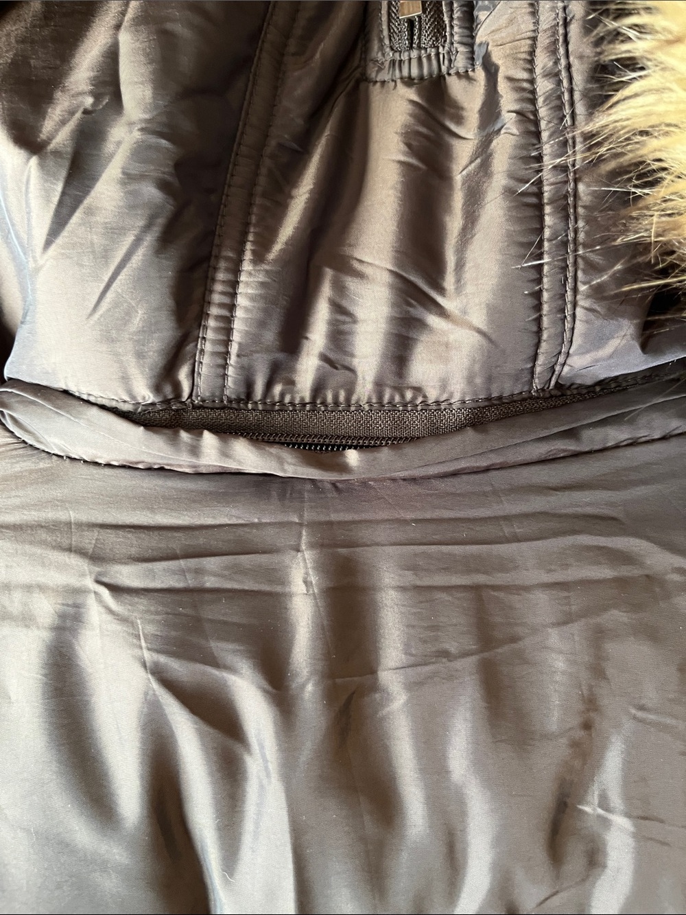 Mixit Brown Puffer Bomber Jacket - Picture 6 of 6